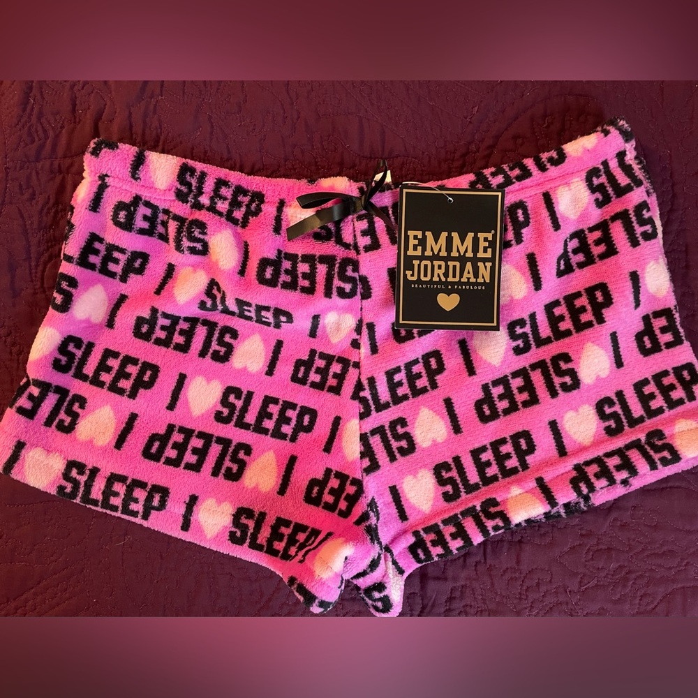 Emme Jordan's Fuzzy Pajama Shorts